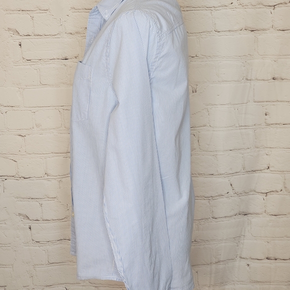 Hollister Blue White Long sleeve top - Picture 3 of 6